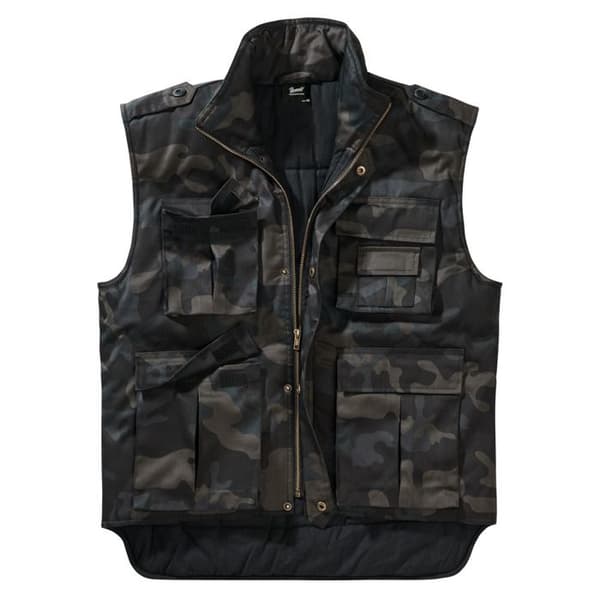 Gilet - Brandit - Ranger - 4 fickor - Bomullsfoder - Rak passform