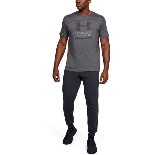 T-shirt - Under Armour - GL FOUNDATION - Grå - Kort ärm - Bekväm passform