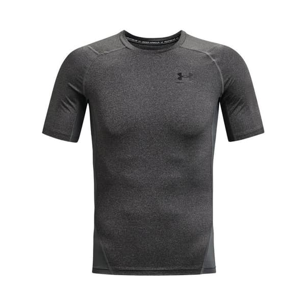 Sportstopp - Under Armour - HG Armour Comp SS - Grå - Korta ärmar - Andningsbar
