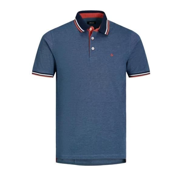 Polo - Jack & Jones - Rio Red - Korta ärmar - Piquét tyg - Regular fit