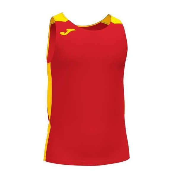 Joma Record II Linne - Röd/Gul - Herr - Multisport - 100% Polyester Interlock 100 GR