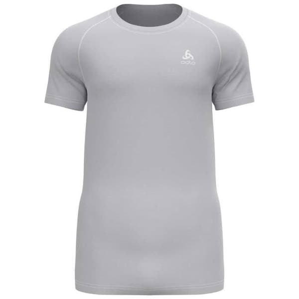T-shirt teknik man - Odlo - Active F Dry Eco Light - Andningsbar - Multisport - Vit/Grå