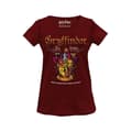 Miniatyrbild 1 av 2: T-shirt Dam - Harry Potter - Gryffindor Goth Blason - 100% bomull - Korta ärmar - Rund hals