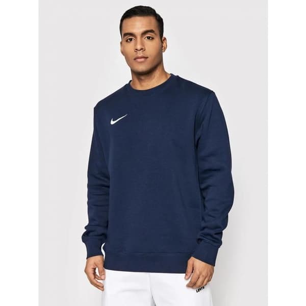 Sweat - Nike - Team Club 20 - Rundhalsskjorta - Mjuk Fleece - Marin