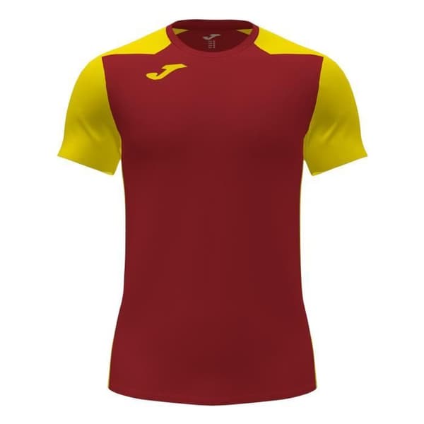Joma Record II Löpart-shirt herr - Röd/Gul - Laserskuren krage och ärmar