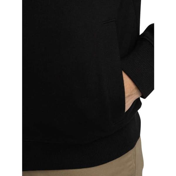 Sweat med dragkedja - HUGO BOSS - Daple212 - Bomullsfleece - Logotypmärke - Svart