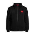 Miniatyrbild 6 av 6: Sweat med dragkedja - HUGO BOSS - Daple212 - Bomullsfleece - Logotypmärke - Svart