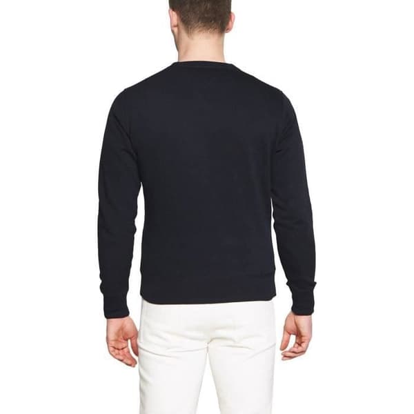 Sweatshirt Tommy Hilfiger Logotyp Marinblå för män