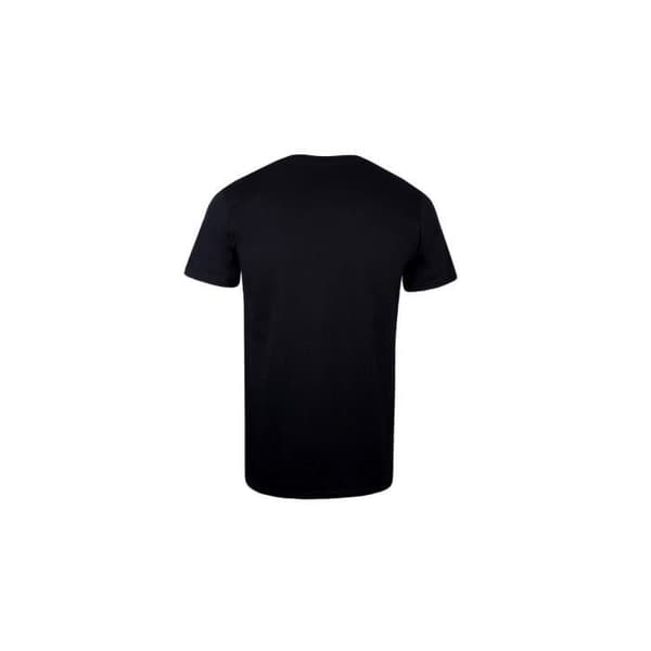 T-shirt Svart Herr - MARVEL - Korta Ärmar - 100% Bomull - Rund Hals - Tryckt Logotyp