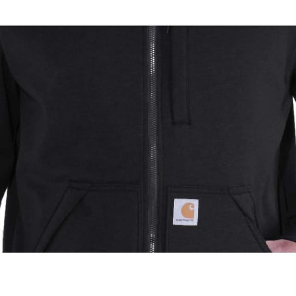 Zipperad hoodie - Carhartt - 101759 - Vattenavvisande - Vindavvisande - Svart - S