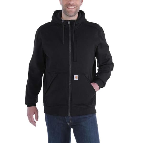 Zipperad hoodie - Carhartt - 101759 - Vattenavvisande - Vindavvisande - Svart - S