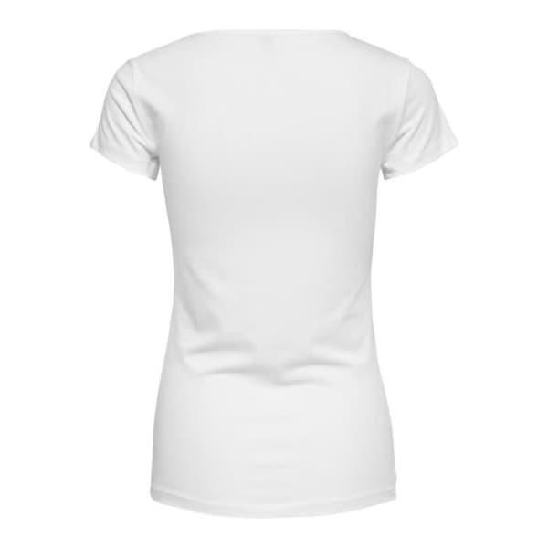 T-shirt dam - Only - Live love life - Korta ärmar - Rund hals - Tight fit