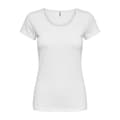 Miniatyrbild 1 av 4: T-shirt dam - Only - Live love life - Korta ärmar - Rund hals - Tight fit