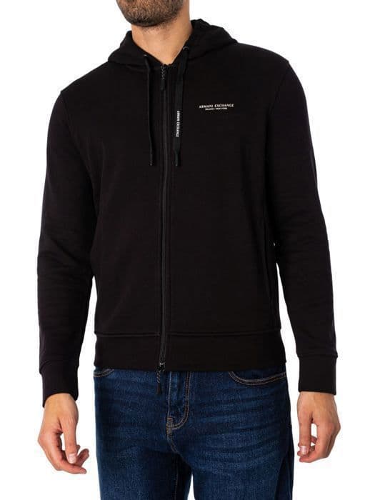 EA7 Emporio Armani Huvtröja - Svart - Herr - Långärmad