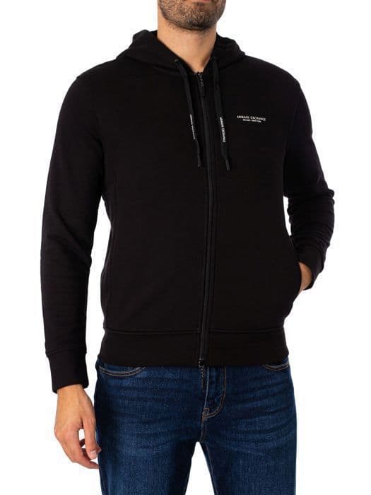 EA7 Emporio Armani Huvtröja - Svart - Herr - Långärmad