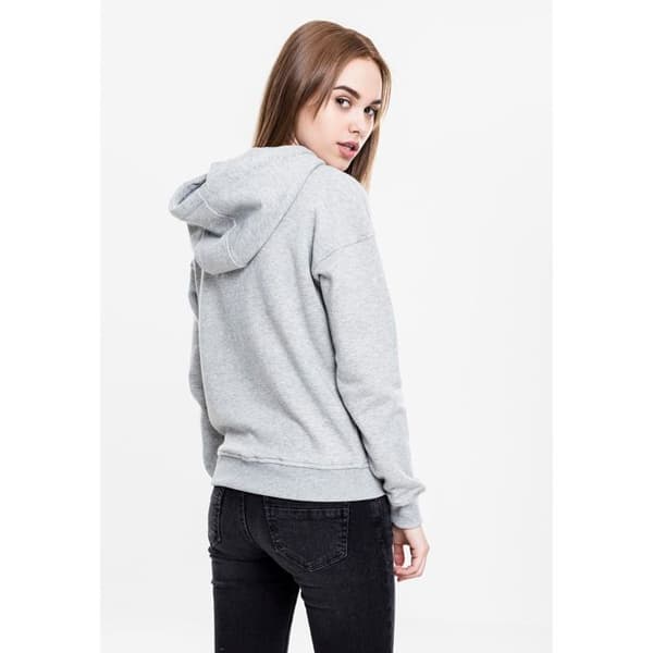 Huvtröja - Urban Classic - Basic - Grå - Långa ärmar - Dam