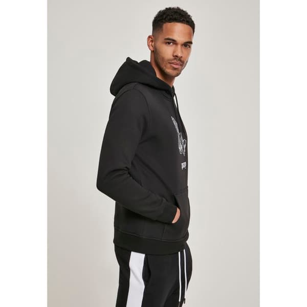 Huvtröja - Mister Tee - mörk grå - Svart - Långa ärmar - Unisex