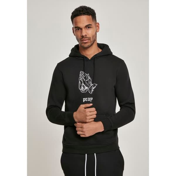 Huvtröja - Mister Tee - mörk grå - Svart - Långa ärmar - Unisex