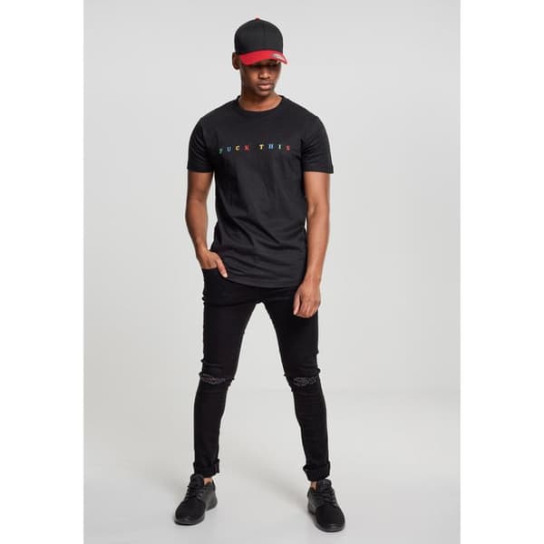 T-shirt - MISTER TEE - Fuck thi - Svart - Kortärmad - Vuxen Man