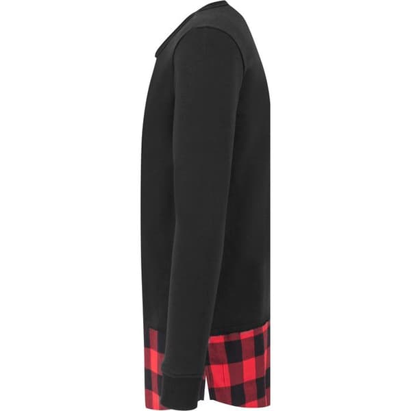 T-shirt - URBAN CLASSICS - Lång Flanell Botten - 100% bomull - Långärmad - Unisex