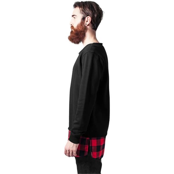 T-shirt - URBAN CLASSICS - Lång Flanell Botten - 100% bomull - Långärmad - Unisex