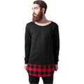 Miniatyrbild 2 av 6: T-shirt - URBAN CLASSICS - Lång Flanell Botten - 100% bomull - Långärmad - Unisex