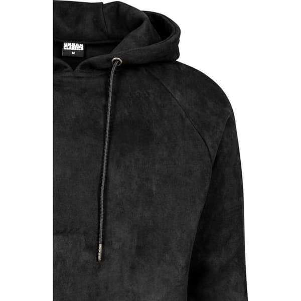 Huvtröja - Urban Classic - Imiterad mocka - Olivgrön - Långa ärmar - Unisex