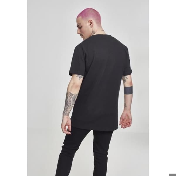 T-shirt - MISTER TEE - mörk bön - Svart - Korta ärmar - Klassisk krage