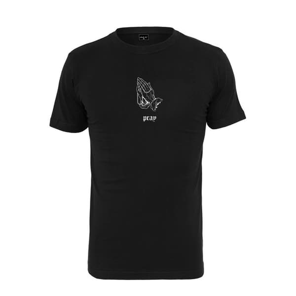 T-shirt - MISTER TEE - mörk bön - Svart - Korta ärmar - Klassisk krage