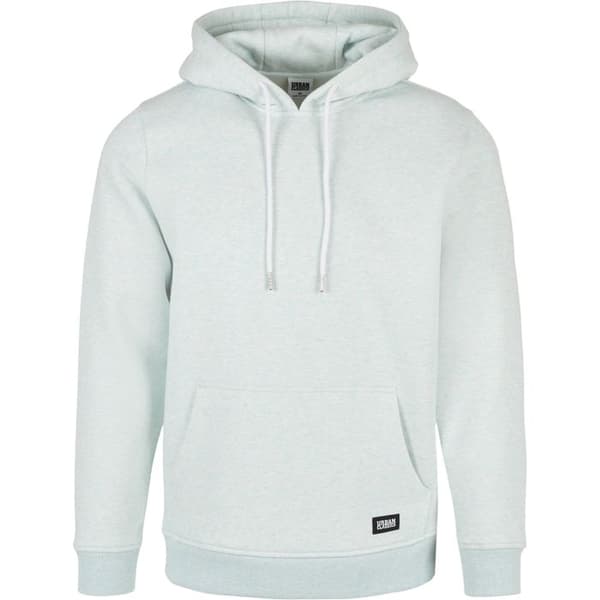 Huvtröja - Urban Classics - Basic Melange - Grå - Långärmad - Bekväm