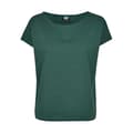 Miniatyrbild 1 av 6: T-shirt dam - Urban Classic - Randiga - Mörkgrön/Schwarz - Korta ärmar - Rundad hals