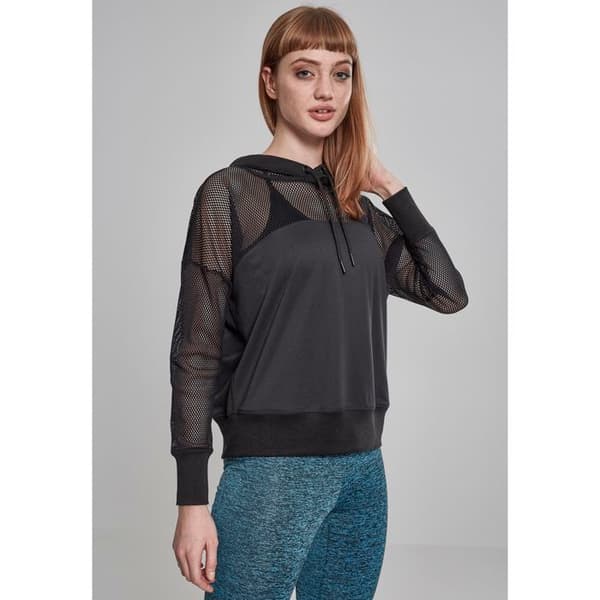 Sweatshirt med huva dam Urban Classic Mesh