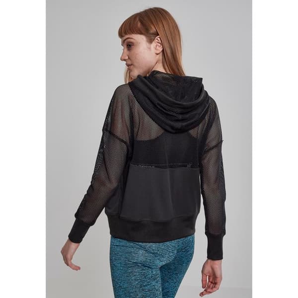 Sweatshirt med huva dam Urban Classic Mesh