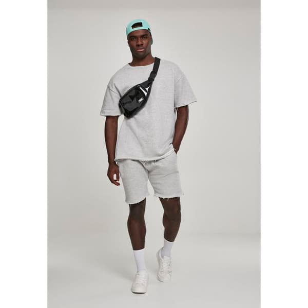 T-shirt - Urban Classic - Fiskbensmönster - Ljusgrå - Korta ärmar - Regular