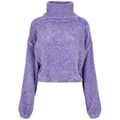 Miniatyrbild 1 av 6: Sweatshirt - Urban Classics - Hög Krage - Dam - Långa Ärmar - Lavendelblå