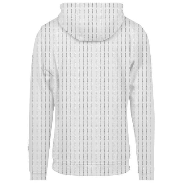 Huvtröja - Mister Tee - Fuckyou - Vit - Långa ärmar - Unisex