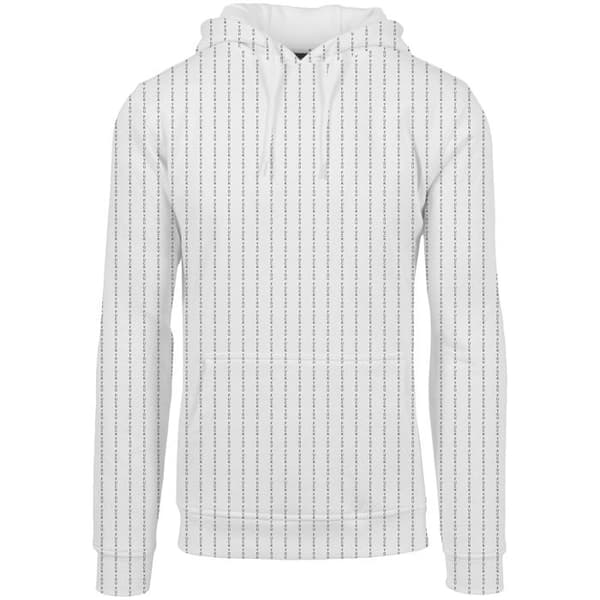 Huvtröja - Mister Tee - Fuckyou - Vit - Långa ärmar - Unisex