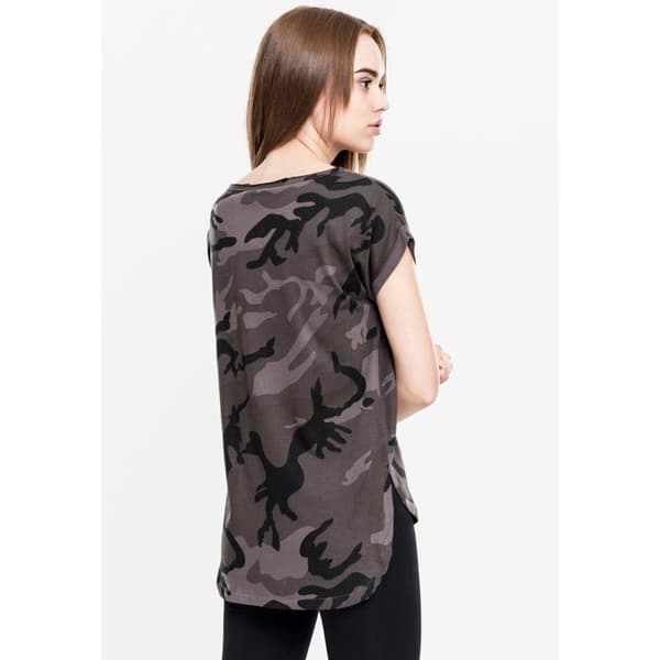 T-shirt dam - Urban Classic - ba formad - Färg grå - Loose fit - Korta ärmar