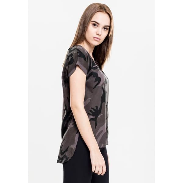 T-shirt dam - Urban Classic - ba formad - Färg grå - Loose fit - Korta ärmar