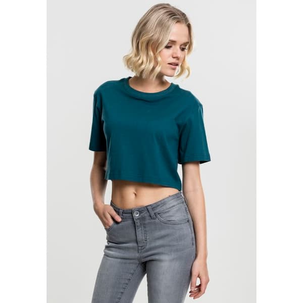T-shirt dam - URBAN CLASSICS - Oversized - 100% bomull - Korta ärmar - Rundad hals
