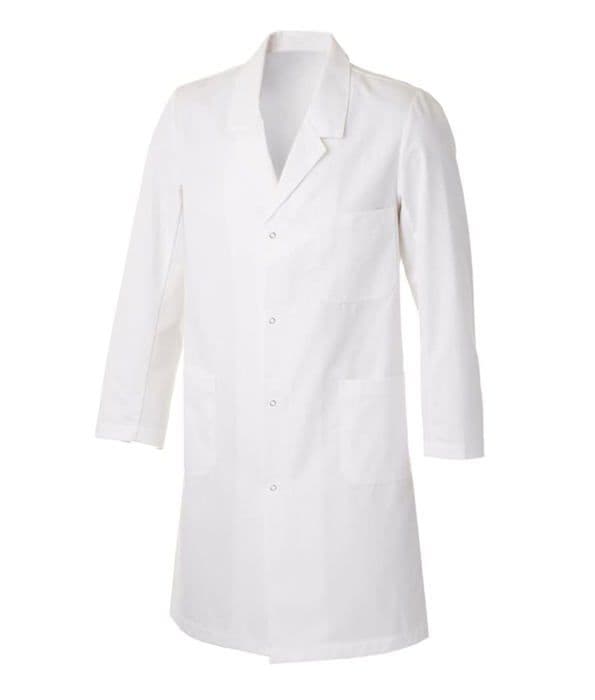 Kodama White Chemistry Bluuse 100 % bomull - Högskoleelever - Tryckknappsstängning - 10, 12, 14 och 16 år