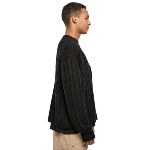Urban Classics Boxy Cardigan - svart - L