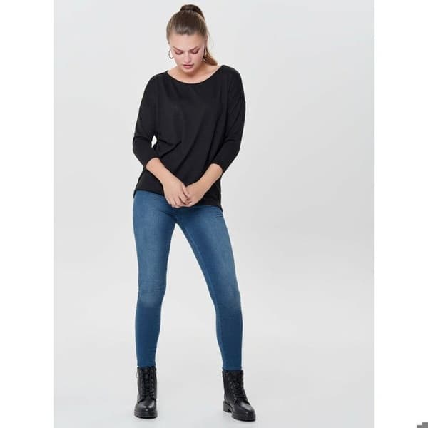 Topp dam - Only - Elcos - Långa ärmar - Loose fit - Svart