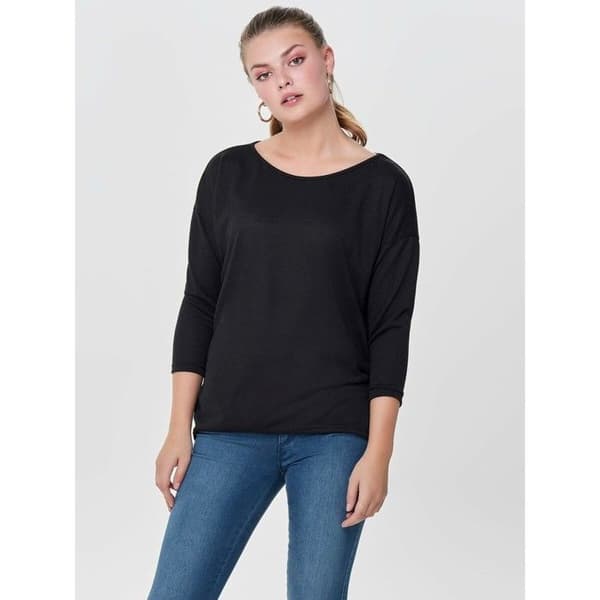 Topp dam - Only - Elcos - Långa ärmar - Loose fit - Svart