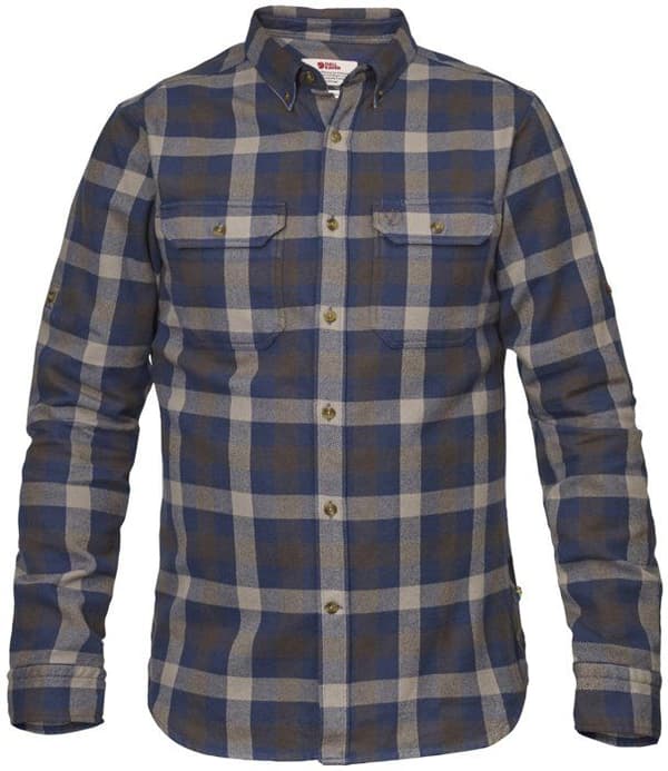 Chemise - chemisette Fjallraven - F81353-Glacier Green-M - Skog Shirt M Skjorta med Långa Ärmar Herr