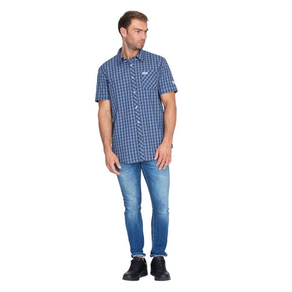 Skjorta - Lonsdale - Brixworth - Korta ärmar - Slim fit - 100% kammet bomull