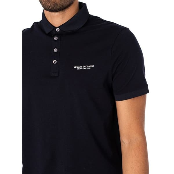 Polo - Emporio Armani - Uni - Marin - Korta ärmar - Polokrage