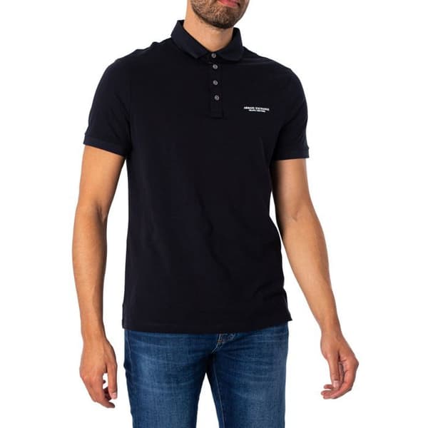 Polo - Emporio Armani - Uni - Marin - Korta ärmar - Polokrage
