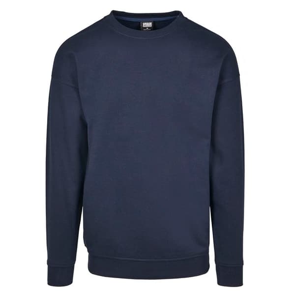 T-shirt - Urban Classic - Sweat - Svart tvättad - Långa ärmar - Klassisk krage
