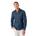 Miniatyrbild 1 av 4: Western Skjorta - Wrangler - Blå Denim - Slim - Långa Ärmar - 100% Bomull